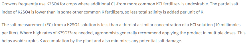 Potassium Sulphate